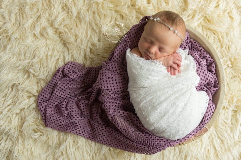 Photo d'un bébé en séance photo