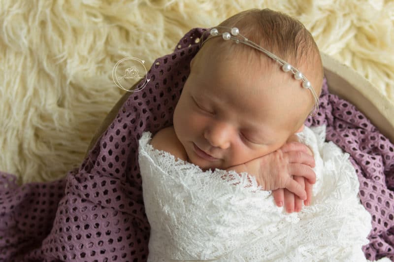 Photo d'un bébé en séance photo