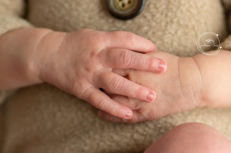 Photo d'un bébé en séance photo