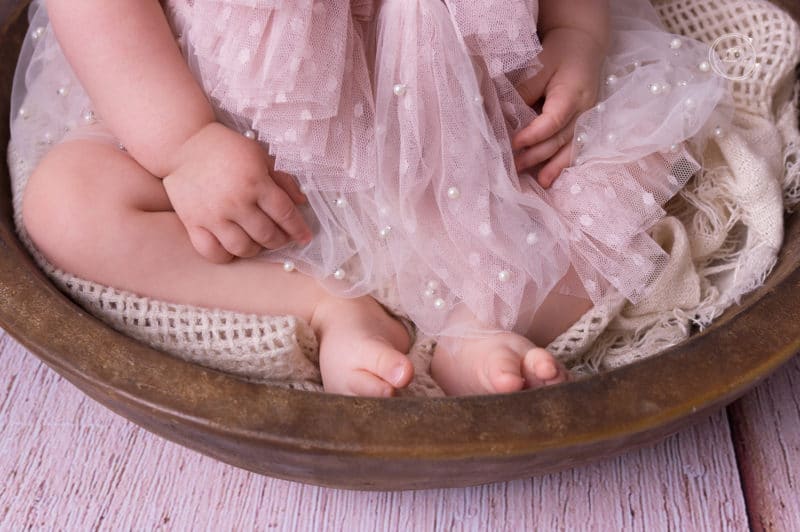 Photo d'un bébé qui rigole