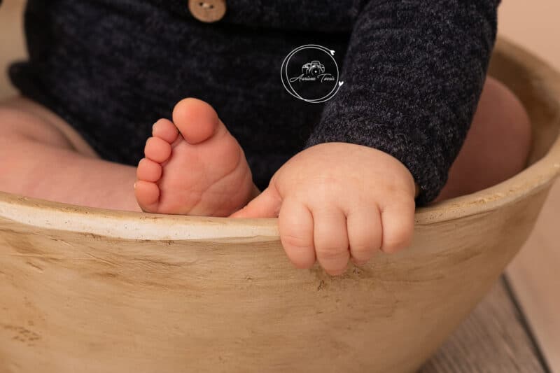 Séance Bébé 9 mois Studio Saint-Etienne Photographe Loire