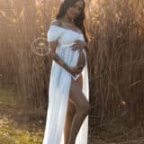 Séance Photo Grossesse Extérieur, Photo d'une femme enceinte - Saint-Etienne Montbrison Photographe Loire