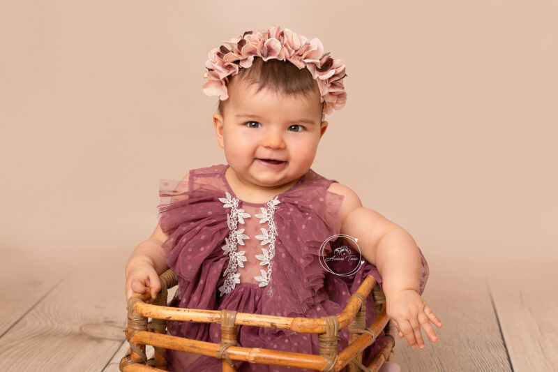 Séance Bébé 9 mois au Studio St-Etienne (Loire 42)