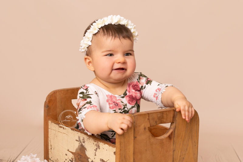 Séance Bébé 9 mois au Studio St-Etienne (Loire 42)